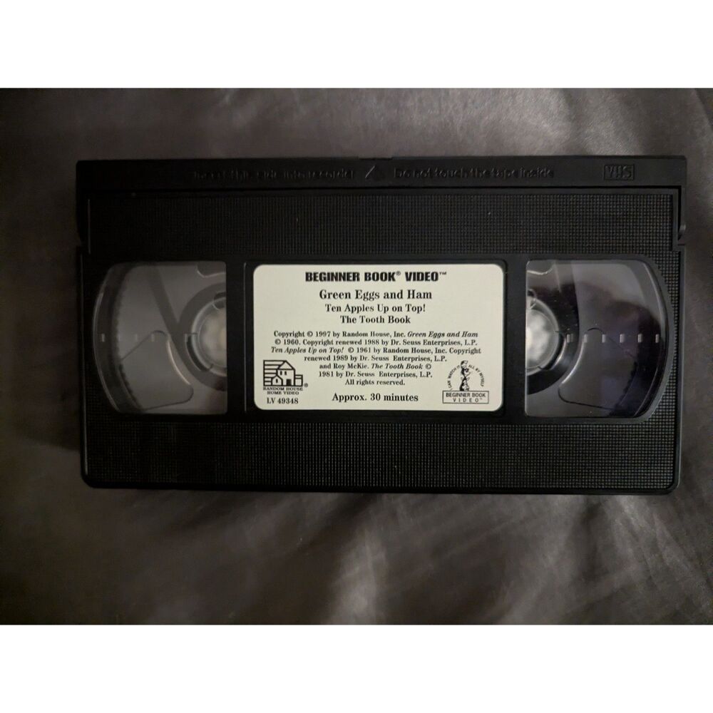 Dr. Seuss Green Eggs and Ham VHS + Other Seuss Stories - Picture 3 of 3